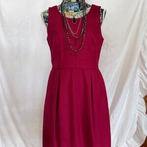 J. Crew Raspberry Dress